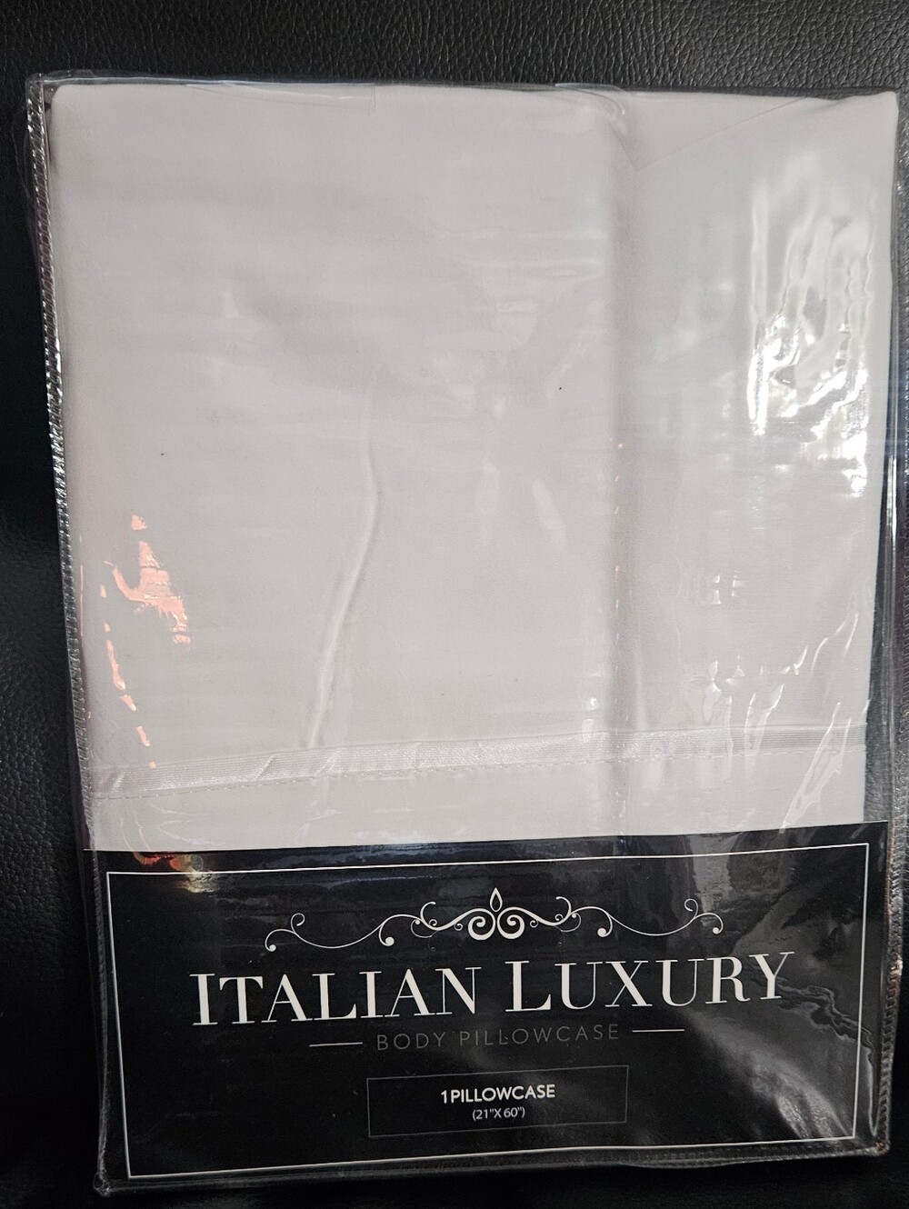 Italian Luxury White Body 1 Pillowcase 21 X 60 NEW